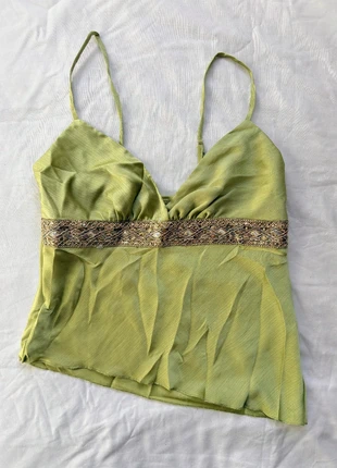 Top de tirantes apple green 2000, marque: y2k, état: Très bon état, taille: S / 36 / 8, 9,00 €, 10,15 € Protection acheteurs incluse