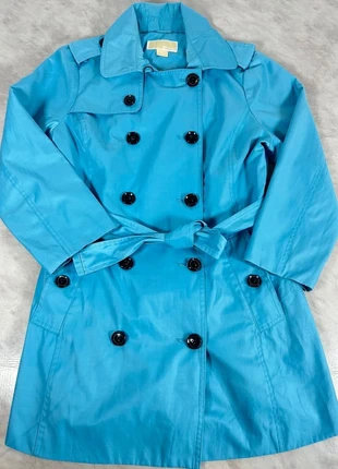 Trench Michael Kors bleu azur femme M – chic, imperméable, doublure logo, intemporel luxe Code 010, marke: Michael Kors, zustand: Sehr gut, größe: M / 38 / 10, 39,00 €, 41,65 € beinhaltet Vinted-Käuferschutz Pro