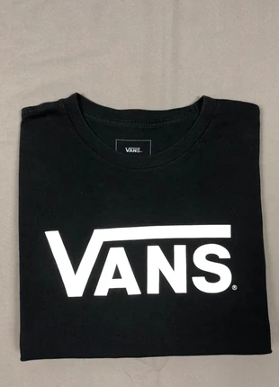 T-shirt VANS sleeve noir manches longues logo blanc - Taille M, brand: Vans, condition: Very good, size: M, €15.99, €17.49 includes Buyer Protection