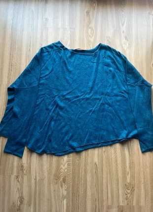 Blusa larga de lã azul, merk: Camaïeu, staat: Heel goed, maat: M / 38 / 10, € 4,00, € 4,90 inclusief Kopersbescherming
