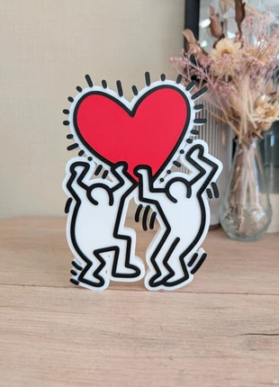 Dancing Heart Keith Haring 18x13cm Excellent état Fanart, état: Très bon état, 15,50 €, 16,98 € Protection acheteurs (Pro) incluse
