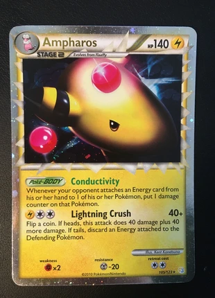 Ampharos Prime Pokémon HeartGold SoulSilver, marke: Pokémon, zustand: Sehr gut, 25,00 €, 26,95 € inklusive Vinted-Käuferschutz