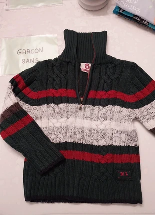 Pull garçon 8ans, état: Très bon état, taille: 8 ans / 128 cm, 3,00 €, 3,85 € Protection acheteurs incluse