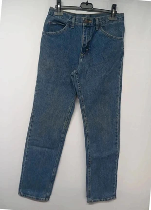 Jeans taille haute Lee vintage bleu foncé en coton, brand: Lee, condition: Very good, size: One size, €8.00, €9.10 includes Buyer Protection