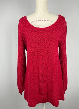 Pull sweat col rond en maille style & co rouge pour femme taille XL #CS9, brand: style & co., condizioni: Ottime, taglia: XL / IT 46 / EU 42, €14.00, €15.40 include la Protezione acquisti