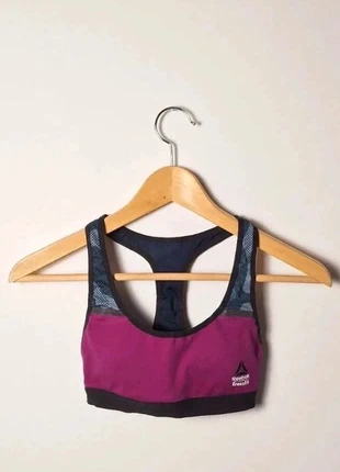 Brassière Reebok Crossfit taille XS violet avec coques, merk: Reebok, staat: Heel goed, maat: XS, € 9,00, € 10,15 inclusief Kopersbescherming Pro