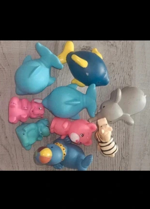 lot de 9 animaux en caoutchouc mou pour bébé enfant, brand: Inconnu, condition: Good, size: One size, €3.50, €4.38 includes Buyer Protection