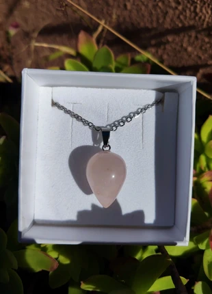 Collana con pietra naturale di quarzo rosa, marke: Crystal, zustand: Sehr gut, 20,00 €, 21,70 € inklusive Vinted-Käuferschutz