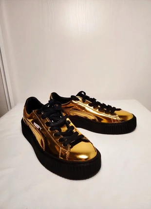 Baskets dorée édition limitée Puma de taille 39 neuf jamais portée, marque: Puma, état: Neuf avec étiquette, taille: 39, 50,00 €, 53,20 € Protection acheteurs incluse