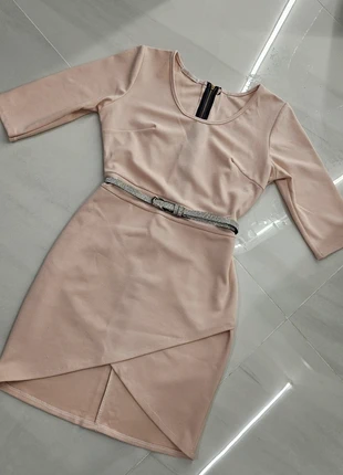 Chic Nude pink Asymmetric Bodycon Mini Dress - Size S, brand: CHIC, condizioni: Ottime, taglia: S / IT 40 / EU 36, €5.90, €6.90 include la Protezione acquisti