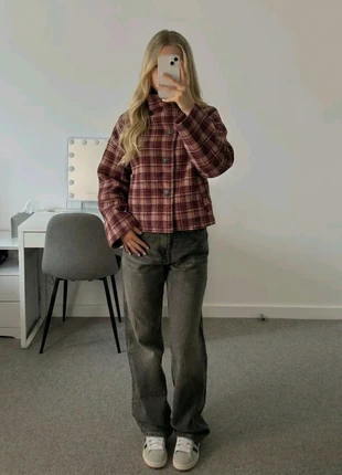 Veste Courte Écossaise Premium / Laine Style Vintage Chic Bordeaux 🧣, marca: Mirae studio, estado: Nuevo sin etiquetas, tamaño: M / 38 / 10, 59,00 €, 62,65 € Protección al comprador incluida