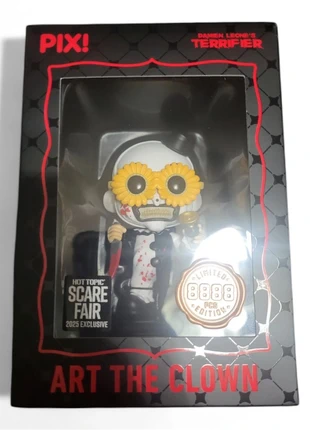 Art The Clown Hot Topic Scare Fair 2025 Thrilljoy Pix! (Common), marca: Thrilljoy, estado: Bom, tamanho: Tamanho único, €59.95, €63.65 inclui Proteção do Comprador Pro