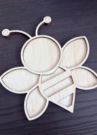 Houten vulvorm bij - nieuw, merk: Flint&Fonkel, staat: Heel goed, maat: 3 jaar / 98 cm, € 4,50, € 5,43 inclusief Kopersbescherming