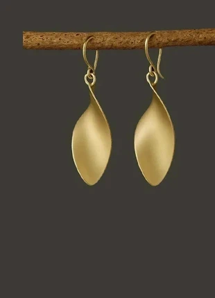 Stunning 18kt Matte Gold Plated Hook Through Twist Earrings, brand: Gold & Silver, condition: New with tags, £8.50, £9.63 includes Buyer Protection Pro