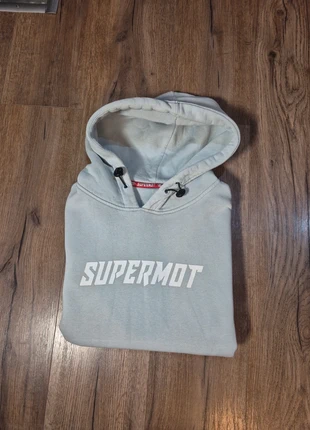 Sweat à capuche gris supermot – Unisexe, marque: supermot, état: Très bon état, taille: L, 18,00 €, 19,60 € Protection acheteurs (Pro) incluse