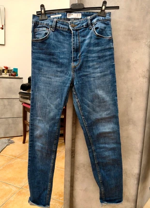 Jeans skinny a vita alta Bershka, marke: Bershka, zustand: Sehr gut, größe: M / 38 / 10, 4,99 €, 5,94 € inklusive Vinted-Käuferschutz