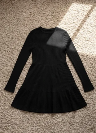 Robe en maille noire fluide, brand: Opaline Abyss, condition: Very good, size: S / 36 / 8, €39.99, €42.69 includes Buyer Protection