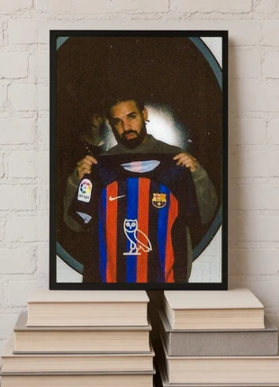 Drake x Barcelona framed a4 poster, brand: Drake, condition: New without tags, £9.99, £11.19 includes Buyer Protection