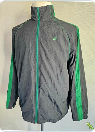 Veste coupe vent nike brodé gris vert vintage rétro taille XL, brand: Nike, condition: Very good, size: XL, €29.90, €32.10 includes Buyer Protection Pro