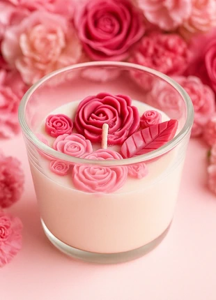Handmade Roses Soya Candle, brand: Soya, condition: New with tags, £8.00, £9.10 includes Buyer Protection