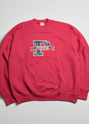 Felpa vintage Fruit of the Loom anni 90 / early 2000 - XL - Rosso, brand: Fruit of the Loom, condizioni: Ottime, taglia: XL, €25.00, €26.95 include la Protezione acquisti