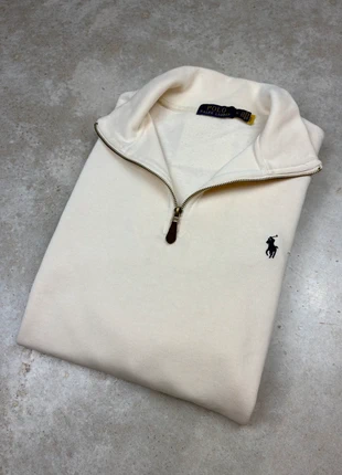 Pull Ralph Lauren crème/beige 1/4 zip col camionneur taille XL homme, marque: Ralph Lauren, état: Très bon état, taille: XL, 39,99 €, 42,69 € Protection acheteurs incluse