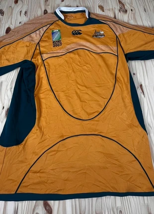 Maillot Rugby world cup 2007 authentique Australie très bon état taille XL jaune, brand: Canterbury, condition: Very good, size: XL, €24.00, €25.90 includes Buyer Protection Pro