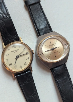 Lot 2 montres mécaniques vintage, Mortima, marque: MORTIMA, état: Satisfaisant, taille: Jusqu'à 30 mm, 25,00 €, 26,95 € Protection acheteurs incluse