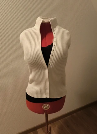 Gilet à manches courts, marque: Benetton, état: Très bon état, taille: XL / 42 / 14, 10,00 €, 11,20 € Protection acheteurs incluse