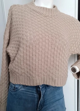 pull hivers court beige - taille unique, état: Très bon état, taille: Taille unique, 6,50 €, 7,53 € Protection acheteurs incluse