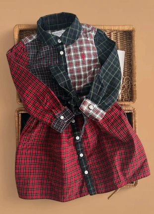 Ralph Lauren Patchwork Kleid mit Bloomers 24M (86/92), merk: Ralph Lauren, staat: Heel goed, maat: 24-36 maanden / 92 cm, € 28,00, € 30,10 inclusief Kopersbescherming