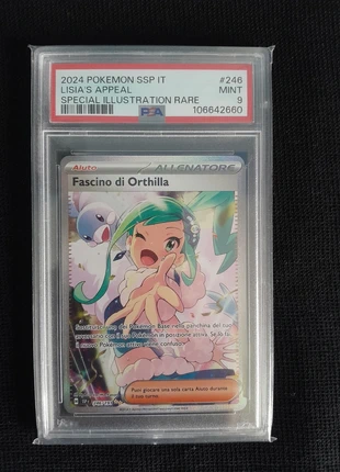 Fascino di Orthilla – Special Illustration Rare – PSA 9 – Italiano – Scintille Folgoranti, marke: Pokémon, zustand: Neu, 69,99 €, 74,19 € inklusive Vinted-Käuferschutz