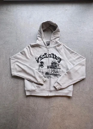 zip à capuche gilet sweat hoodie gris noir Taille M, marque: Vicinity, état: Très bon état, taille: M, 55,00 €, 58,45 € Protection acheteurs incluse