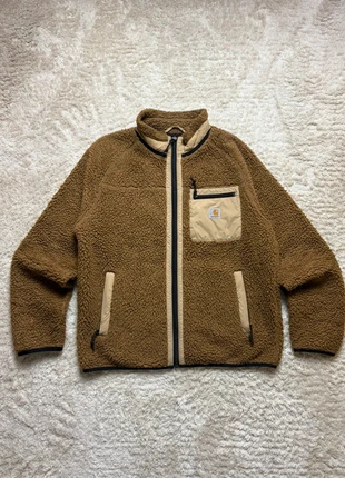 Veste polaire moumoute zippe Carhartt marron logo poitrine / taille M, merk: Carhartt, staat: Heel goed, maat: M, € 89,00, € 94,15 inclusief Kopersbescherming