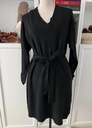 Élégante robe pull noir, marque: La City, état: Neuf avec étiquette, taille: L / 40 / 12, 15,00 €, 16,45 € Protection acheteurs incluse