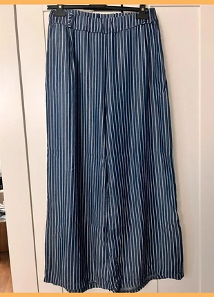 Pantalone gamba ampia lyocell a righe orizzontali taglia unica, marque: Made In Italy, état: Très bon état, taille: Taille unique, 9,99 €, 11,19 € Protection acheteurs incluse