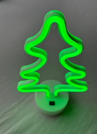 Neon licht ‘kerstboom’, merk: geen merk, staat: Nieuw zonder prijskaartje, € 3,00, € 3,85 inclusief Kopersbescherming