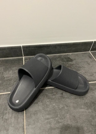 Claquettes noires homme - Taille 41, brand: sans marque, condition: Very good, size: 41, €6.00, €7.00 includes Buyer Protection