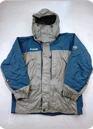 Veste Parka Imperméable à capuche vintage Columbia Titanium Omni tech vert kaki/bleu marine taille L, marque: Columbia, état: Très bon état, taille: L, 38,00 €, 40,60 € Protection acheteurs (Pro) incluse