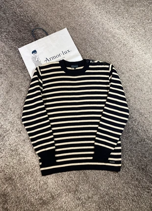 Pull Marin à boutons marinière en laine Armor-Lux marine et beige made in France - taille XL, merk: Armor-Lux, staat: Heel goed, maat: XL, € 69,90, € 74,10 inclusief Kopersbescherming