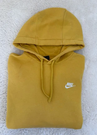 Sweat à capuche Nike club fleece - S - jaune, marque: Nike, état: Bon état, taille: S, 24,00 €, 25,90 € Protection acheteurs (Pro) incluse