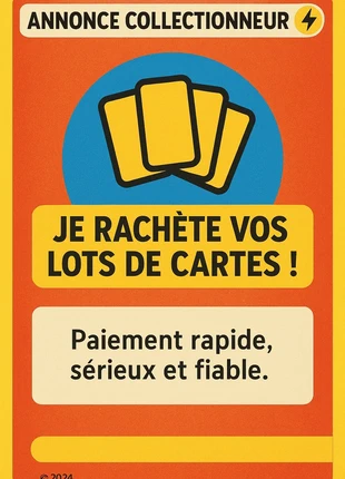 Je rachète vos lots de cartes Pokémon et du scellé !, brand: Pokémon, condition: New without tags, €1.00, €1.75 includes Buyer Protection