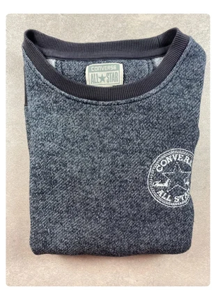 Sweat Converse All Star M Gris Chiné | Classique & Confortable, marke: Converse, zustand: Sehr gut, größe: M, 19,00 €, 20,65 € beinhaltet Vinted-Käuferschutz Pro