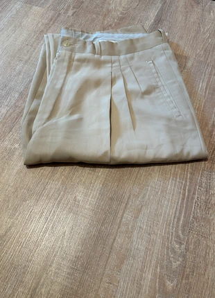 Pantalon vintage beige homme taille haute plissé large années 80 90 style workwear chino classique, marque: Vintage Dressing, état: Très bon état, taille: S, 20,00 €, 21,70 € Protection acheteurs incluse