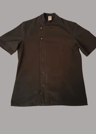 Veste de Cuisine BP Noire Manches Courtes - Double Boutonnage, marque: BP Bierbaum-Proenen, état: Très bon état, taille: S, 14,00 €, 15,40 € Protection acheteurs incluse