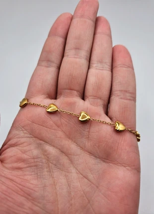 Stainless steel hartjes armbandje, merk: Boutiek, staat: Nieuw zonder prijskaartje, € 6,00, € 7,00 inclusief Kopersbescherming Pro