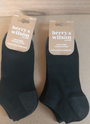 2x mens black trainers socks, Size 6-12,Berry&Wilson, extra cushions, brand: Berry&Wilson, condition: New with tags, size: One size, £4.99, £5.94 includes Buyer Protection Pro