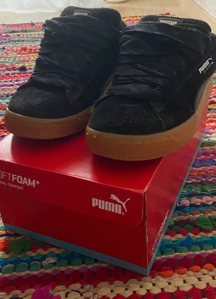 Baskets Puma Suede XL noires à semelles marrons FR 38, marke: Puma, zustand: Gut, größe: 38, 40,00 €, 42,70 € inklusive Vinted-Käuferschutz