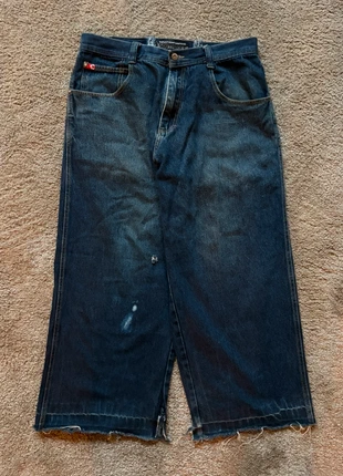 Rare Y2K Southpole Red Tab Baggy jean - Dark Wash Wide Leg, brand: Southpole, condizioni: Buone, taglia: IT 48 | W38, €55.00, €58.45 include la Protezione acquisti