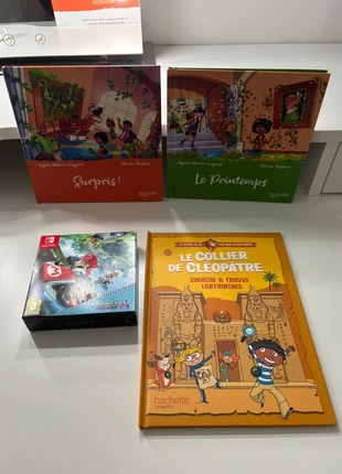 Lot de 3 livres Hachette + 1 jouet Mario Kart (Happy Meal) Neufs, staat: Nieuw met prijskaartje, € 3,00, € 3,85 inclusief Kopersbescherming